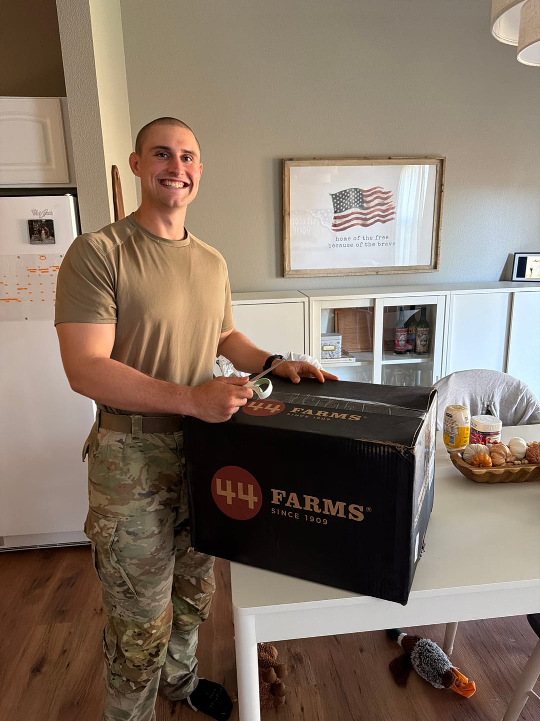 Customer photo review of USDA Choice Family Steak Pack
