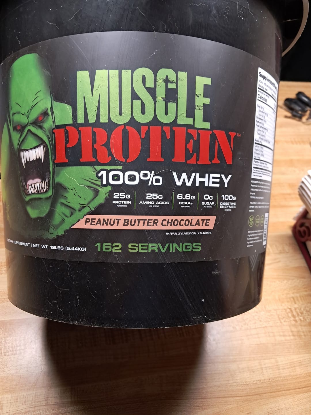 Customer photo review of Whey Protein Powder Bucket