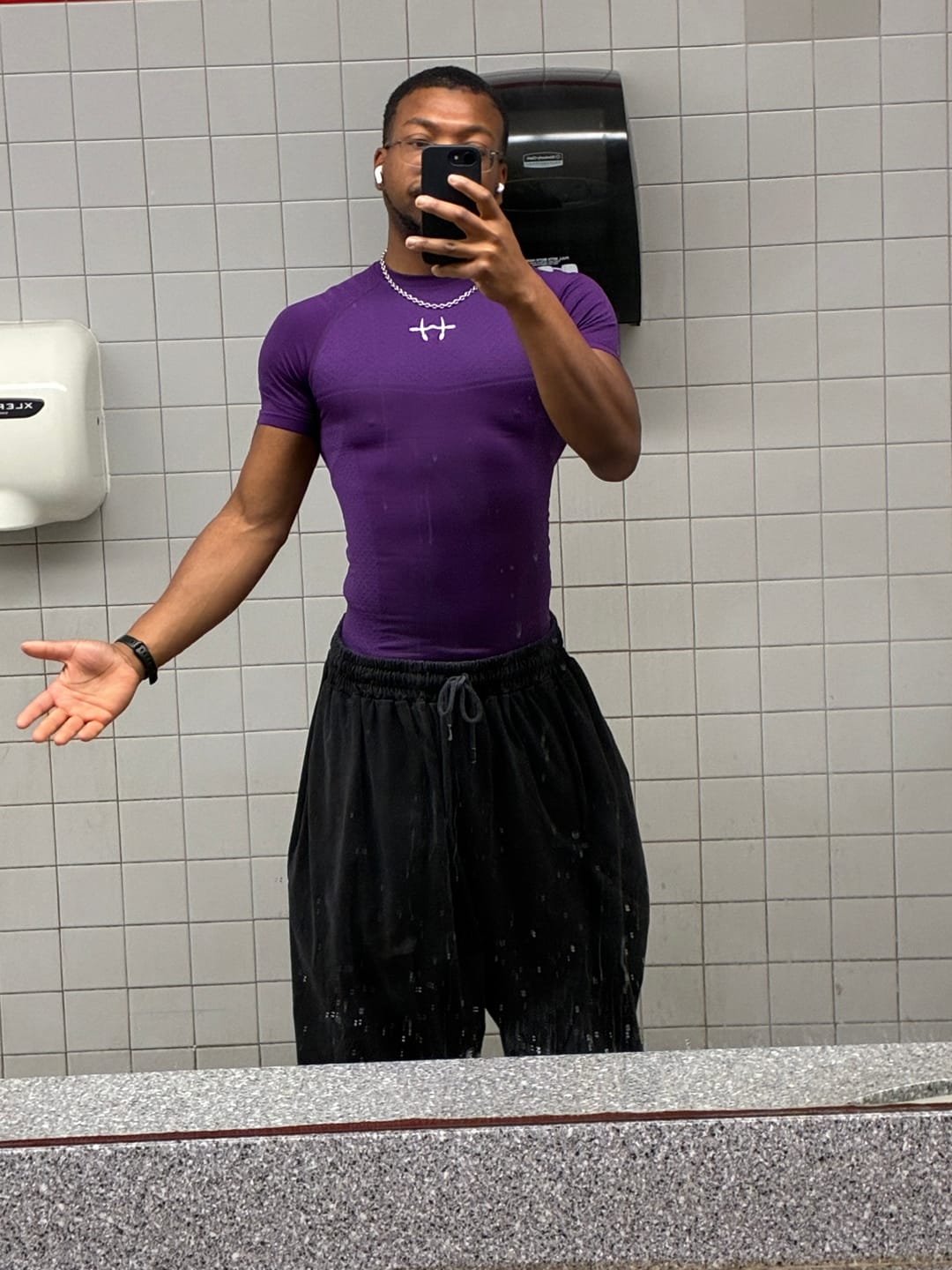 Customer photo review of Blood Warrior Compression Tee