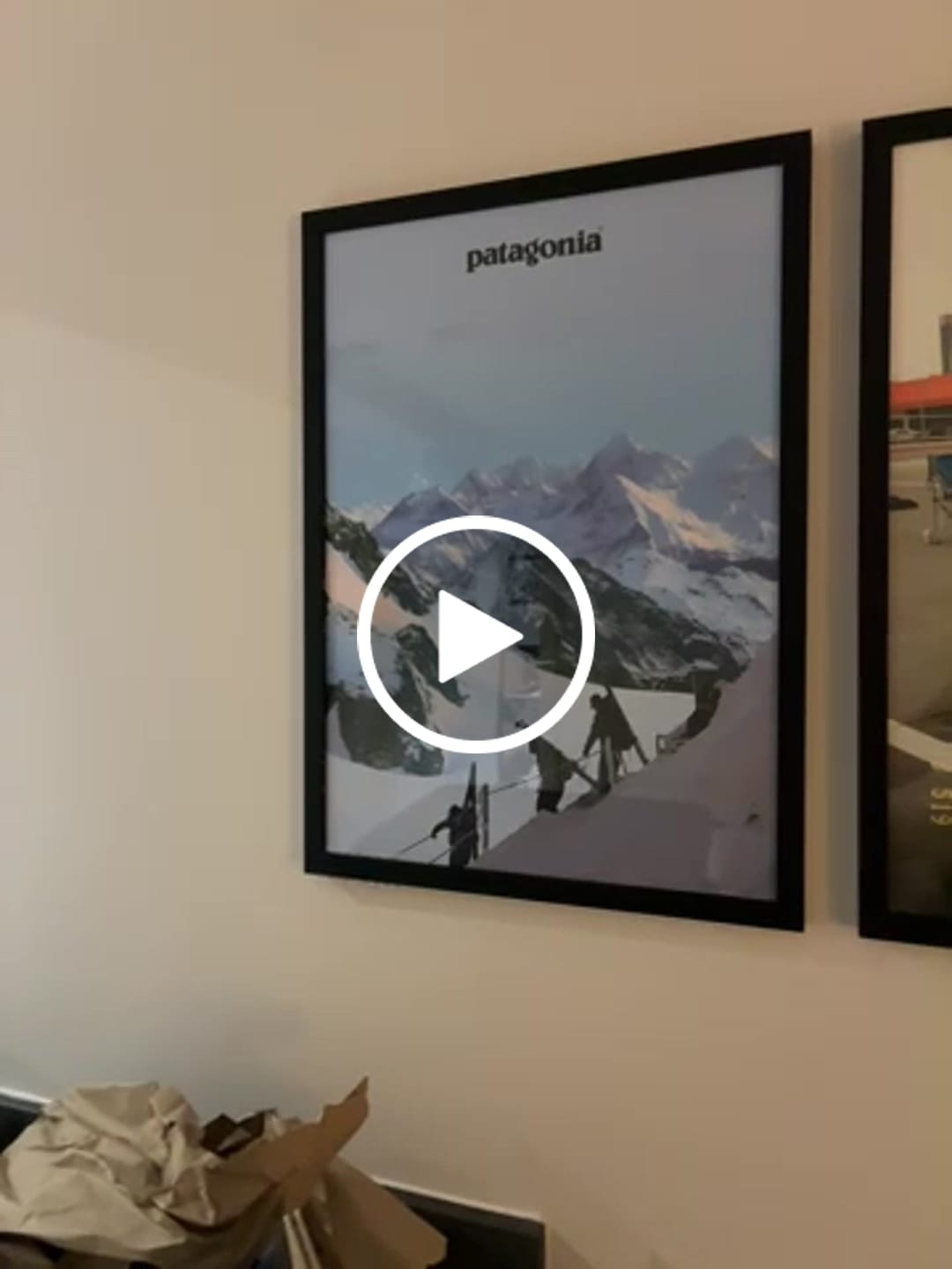 Customer video review of Patagonia Ski Poster 3
