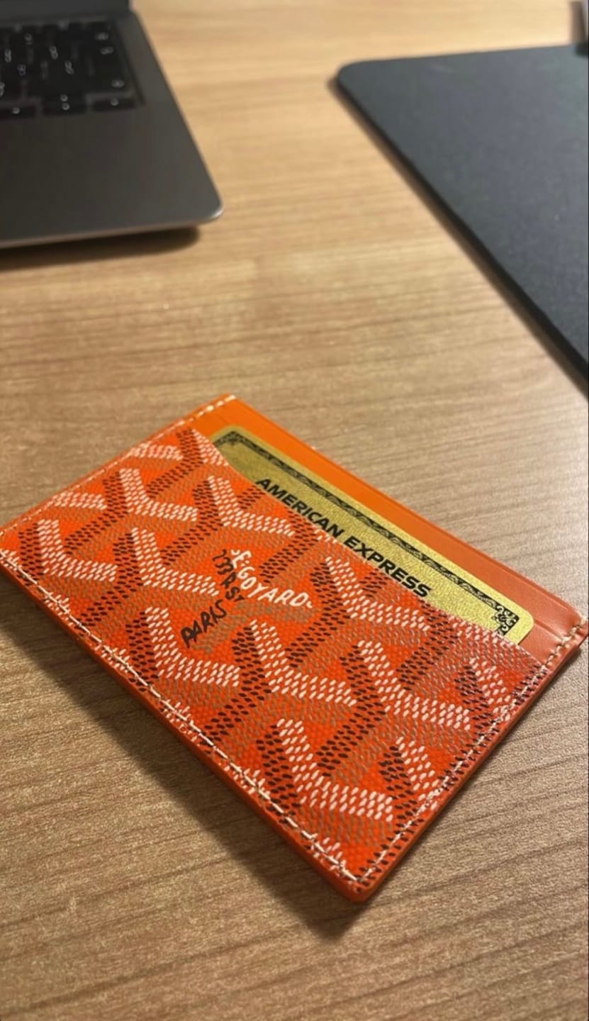 Customer photo review of Tarjetero Orange