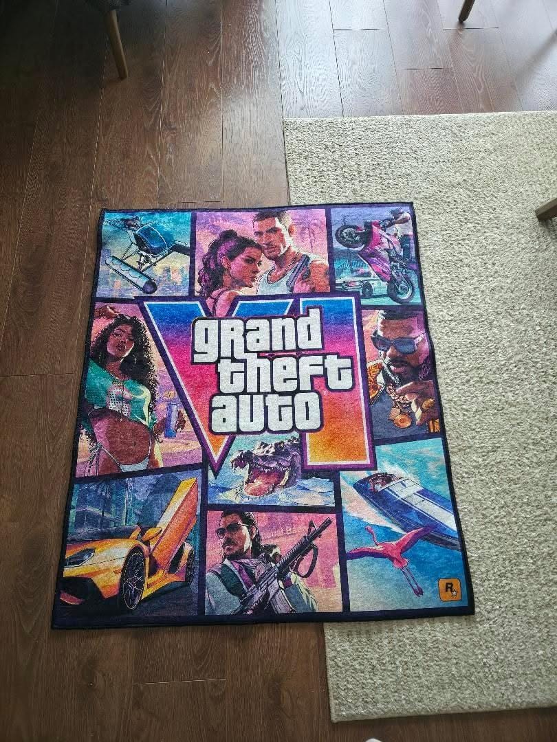Customer photo review of GTA VI Oyun Temalı - Kaymaz Taban Gamer Halı