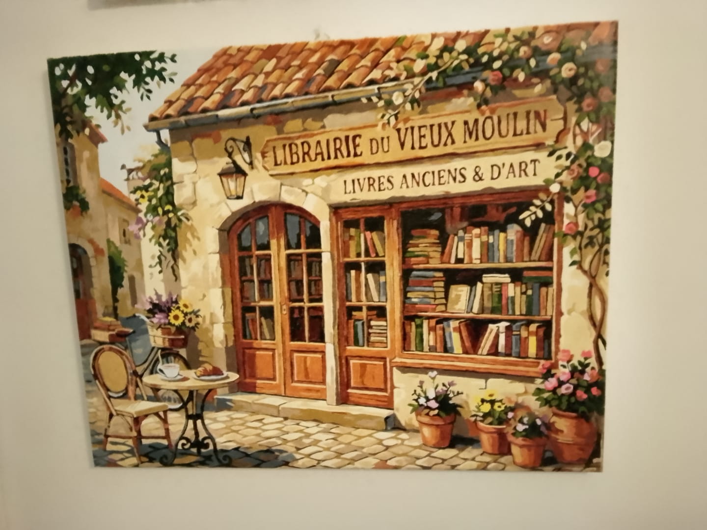 Customer photo review of Charmante Librairie Française