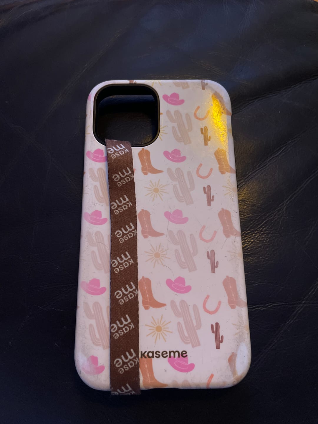 Customer photo review of Phone Loop Brown