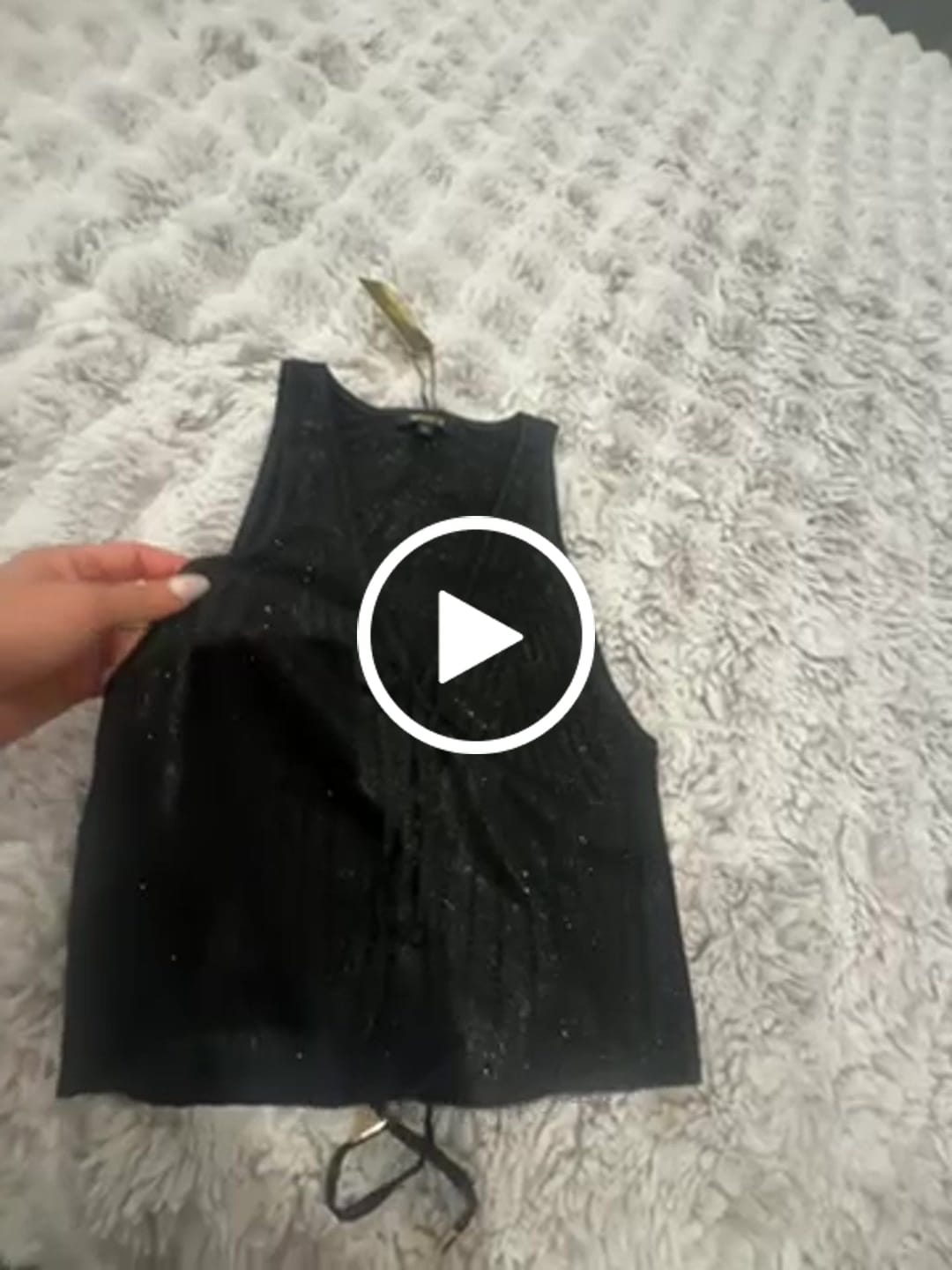 Customer video review of Onyx Diamond Tank Top **Pre-Order, Ships Oct. 5th**