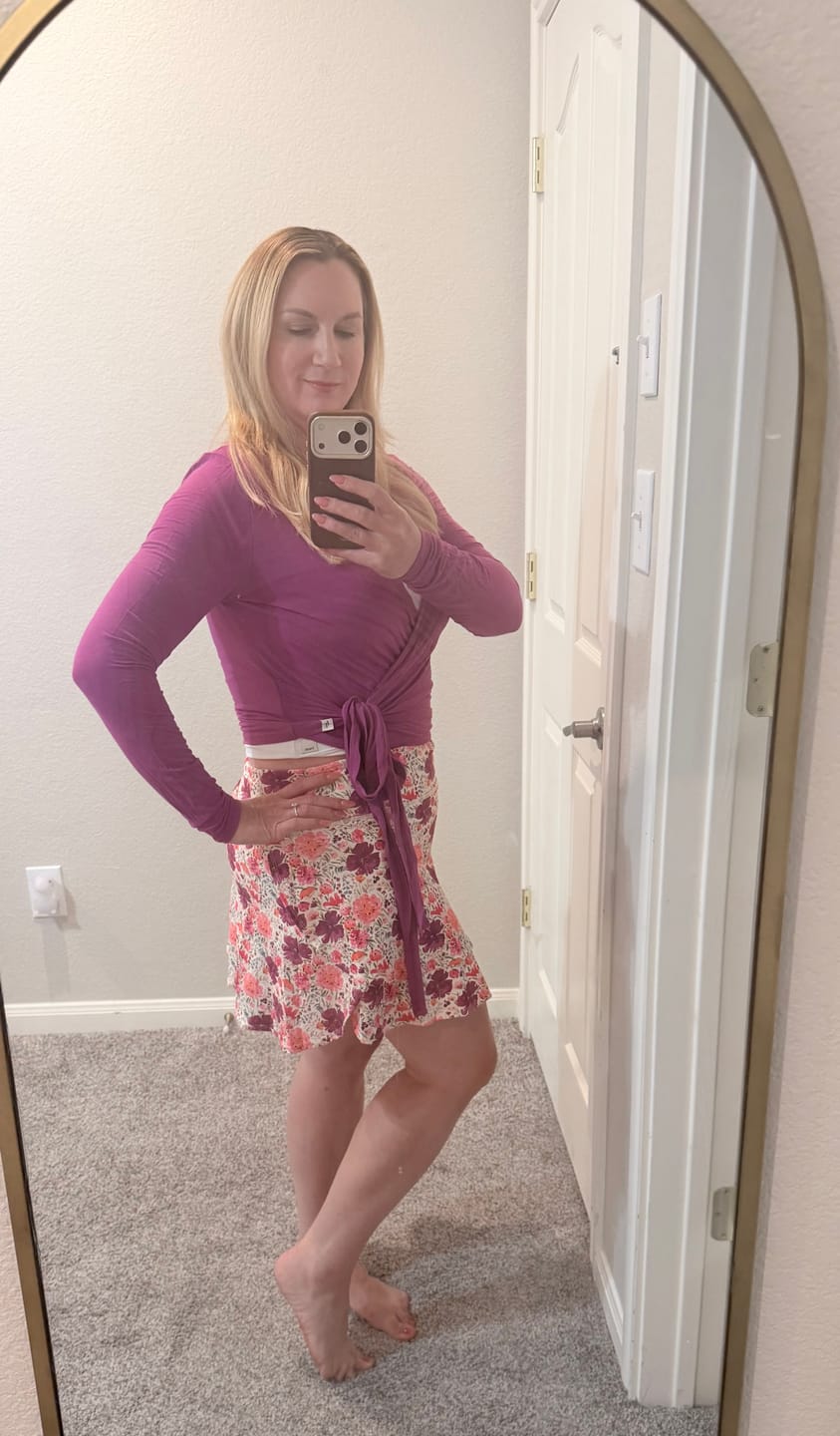 Customer photo review of Women's Poppy Skort ~ Wildberry Bloom
