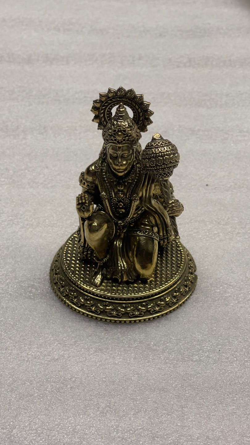 Customer photo review of Hanuman Ji Brass Idol | Vastu Remedy for Strength, Protection & Devotion | 3–4 Inch | 140–210 g