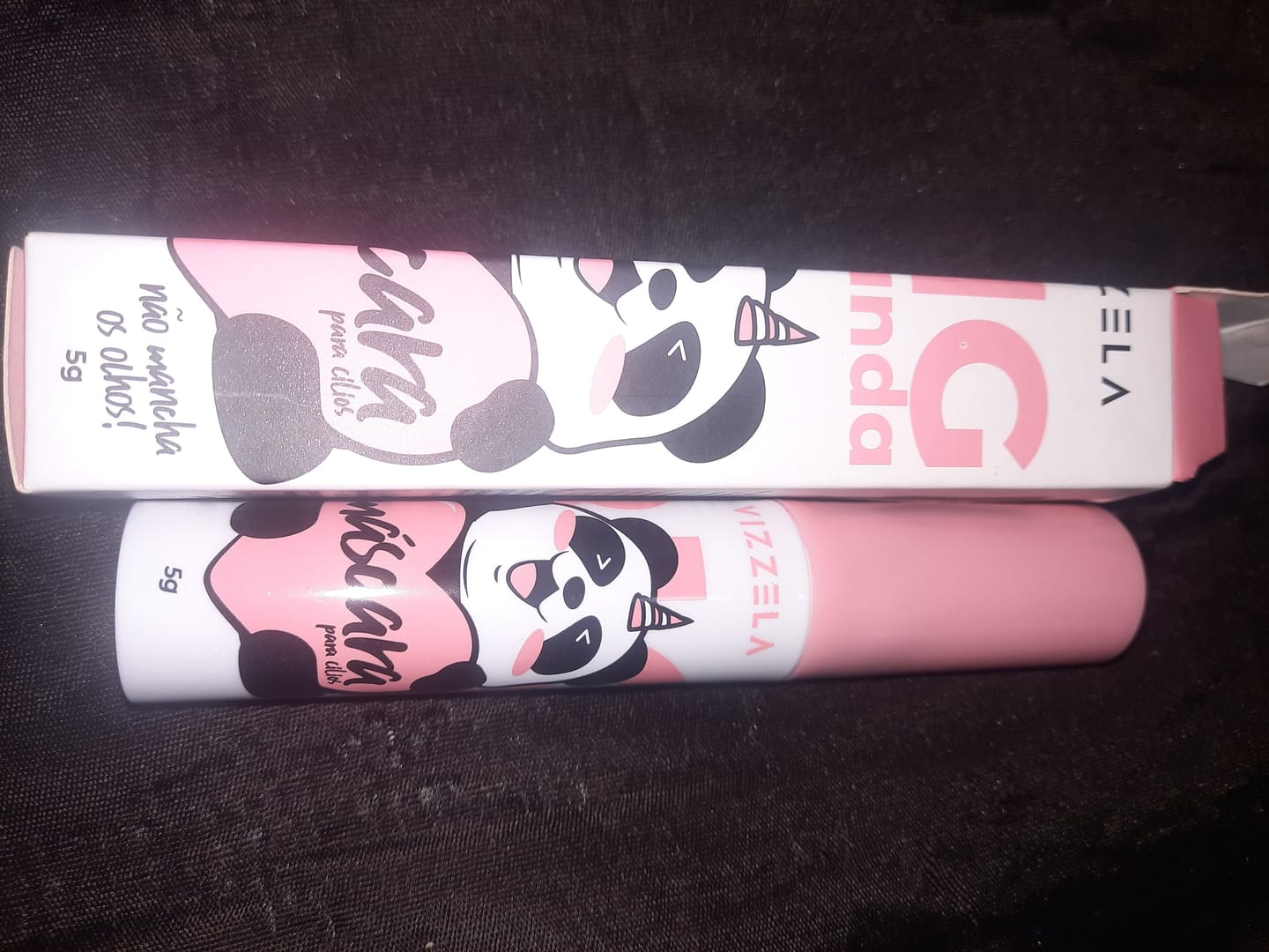 Customer photo review of Máscara Para Cílios Big No Panda Vizzela - Preta