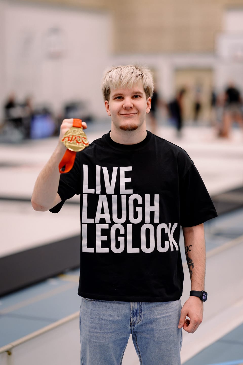Customer photo review of Jiu Jitsu Shirts Leglock