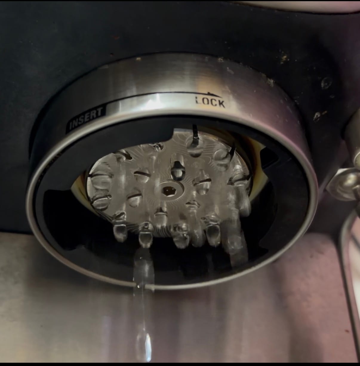Customer photo review of High Diffusion Espresso Shower Screen - Breville