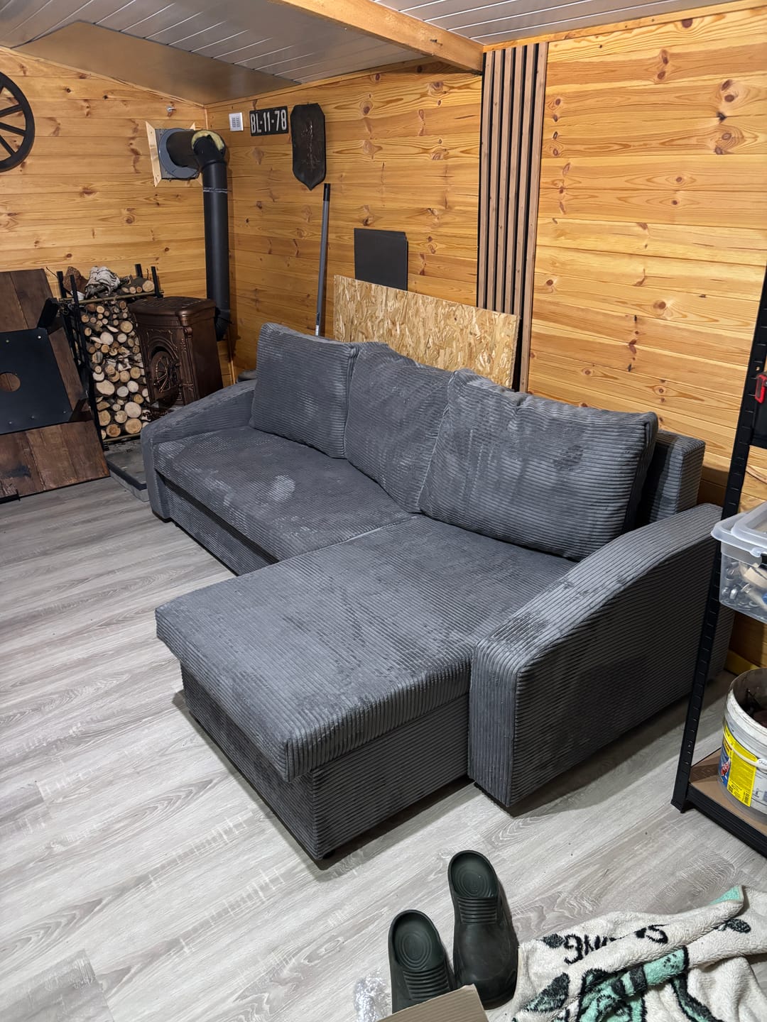 Customer photo review of Narożnik NEO BS sztruks