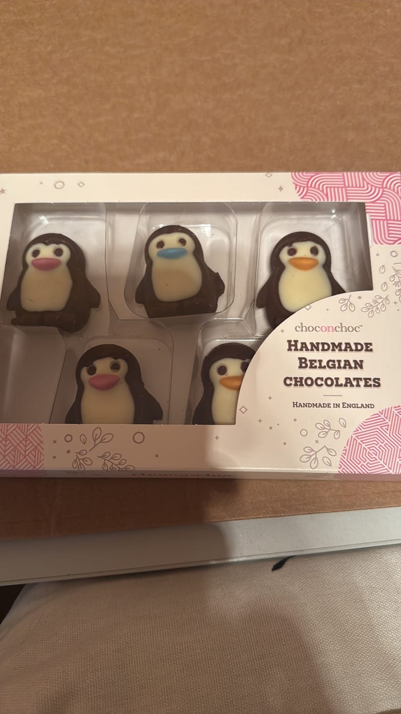 Customer photo review of Chocolate Penguins