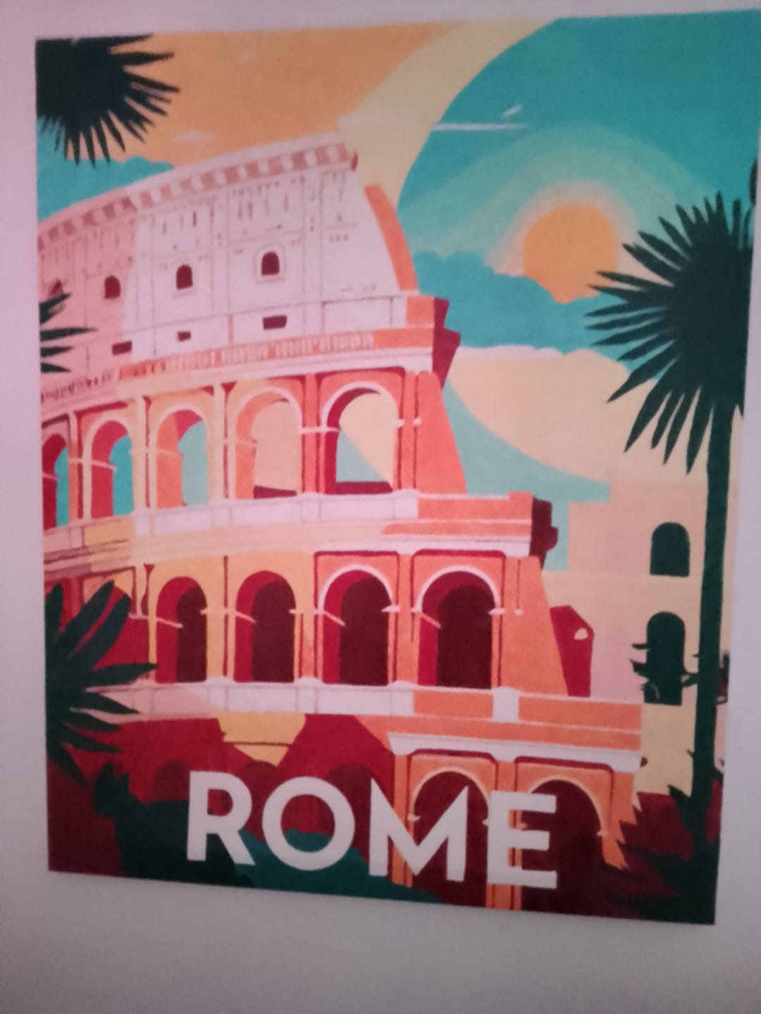 Customer photo review of Affiche Vintage Rome