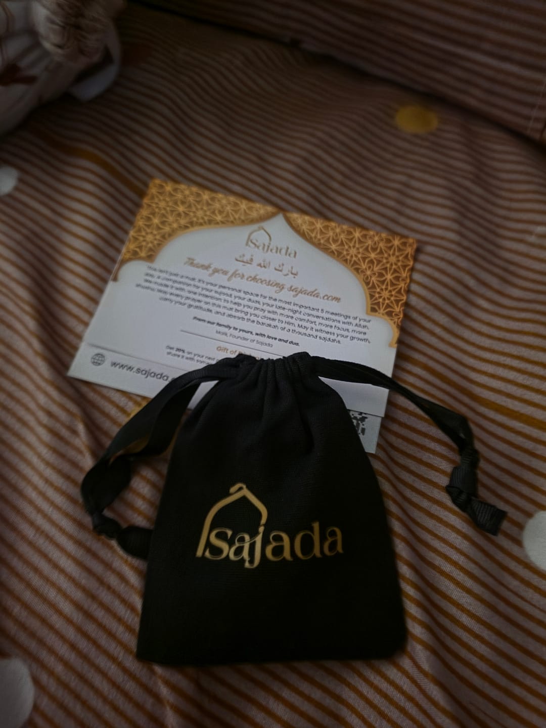 Customer photo review of Step-by-Step Phonetic Padded Prayer Mat