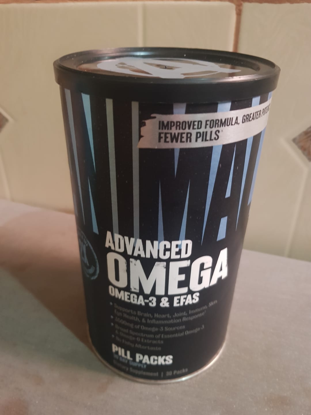 Customer photo review of Universal Nutrition - Animal Omega 3 Avançado - 30 Pack(s)