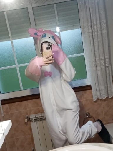 Customer photo review of Anime Onesie Pajamas For Couples