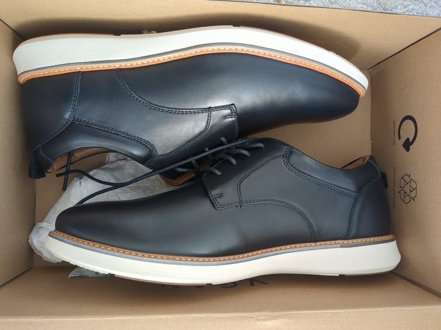 Customer photo review of Quinoa Leisure Derby Shoes
