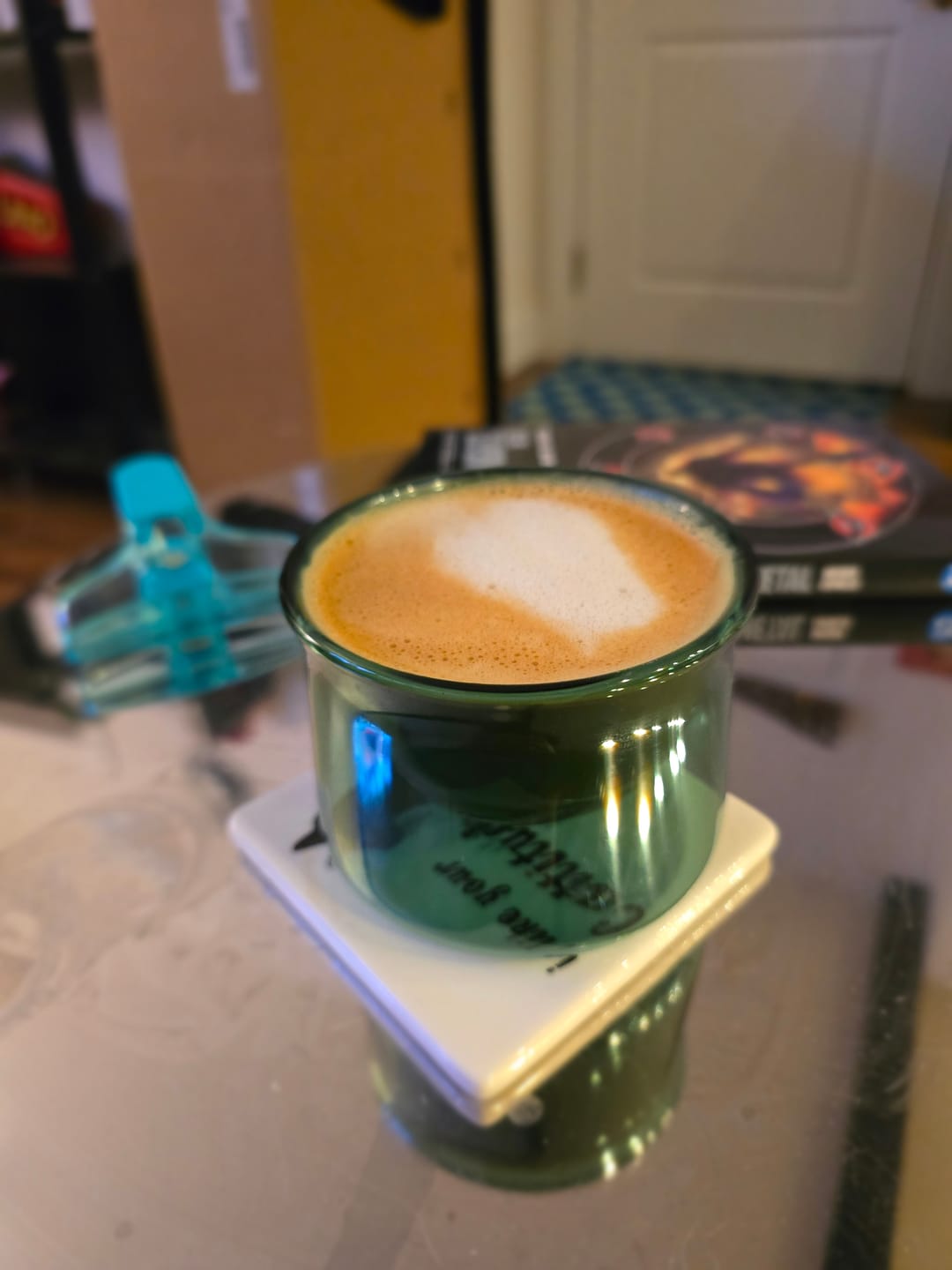 Customer photo review of FLUR Latte Glasses