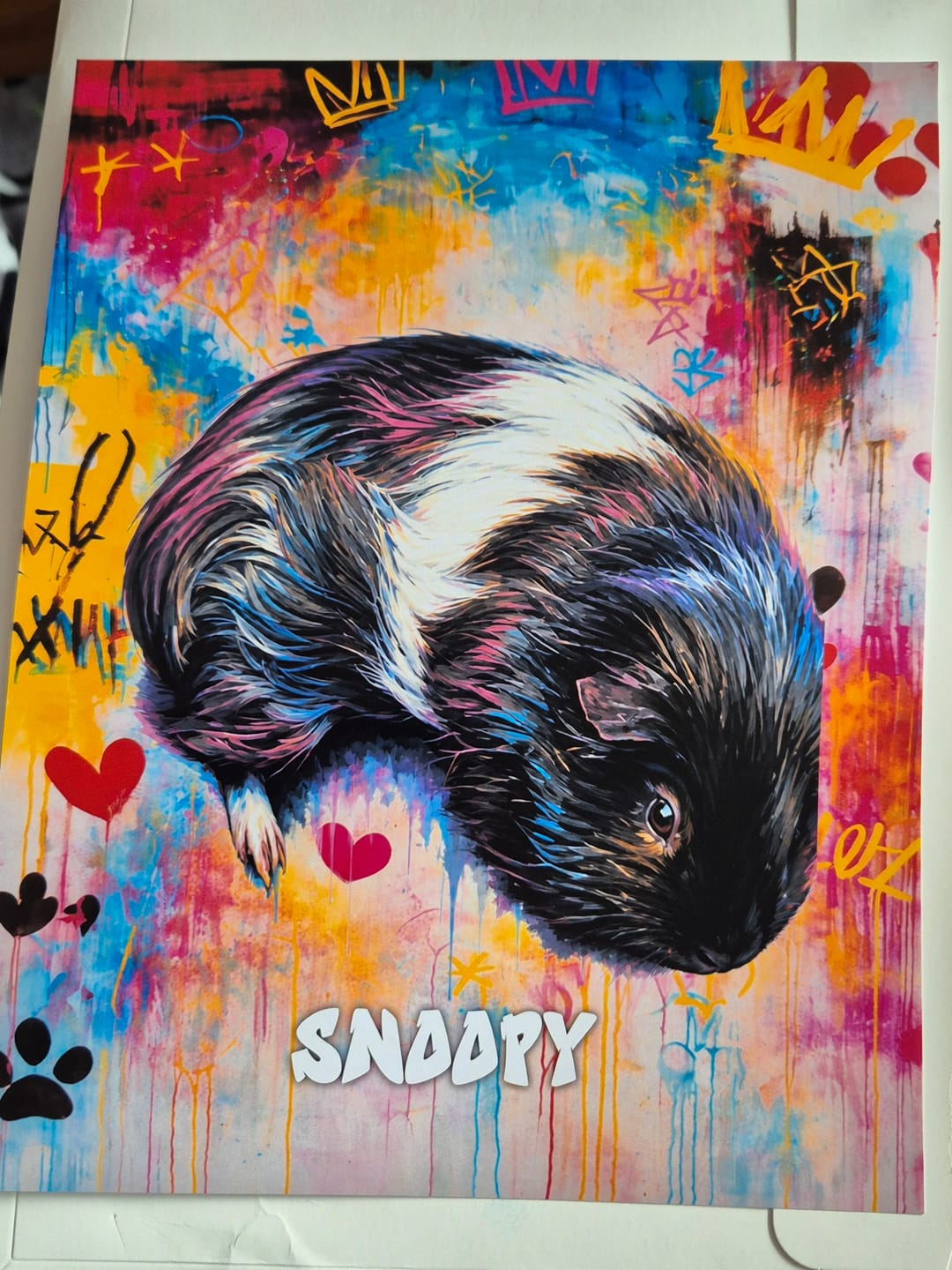 Customer photo review of Personalised Poster - Graffiti