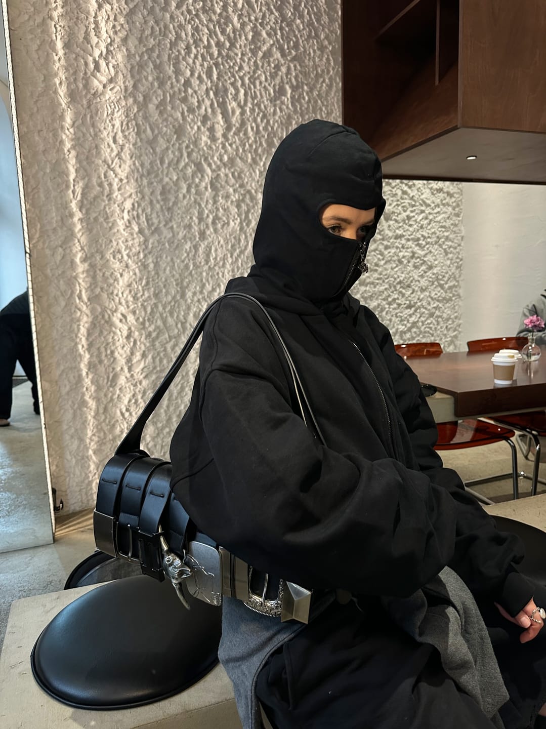 Customer photo review of 480 GSM BALACLAVA HOODIE LIMITED