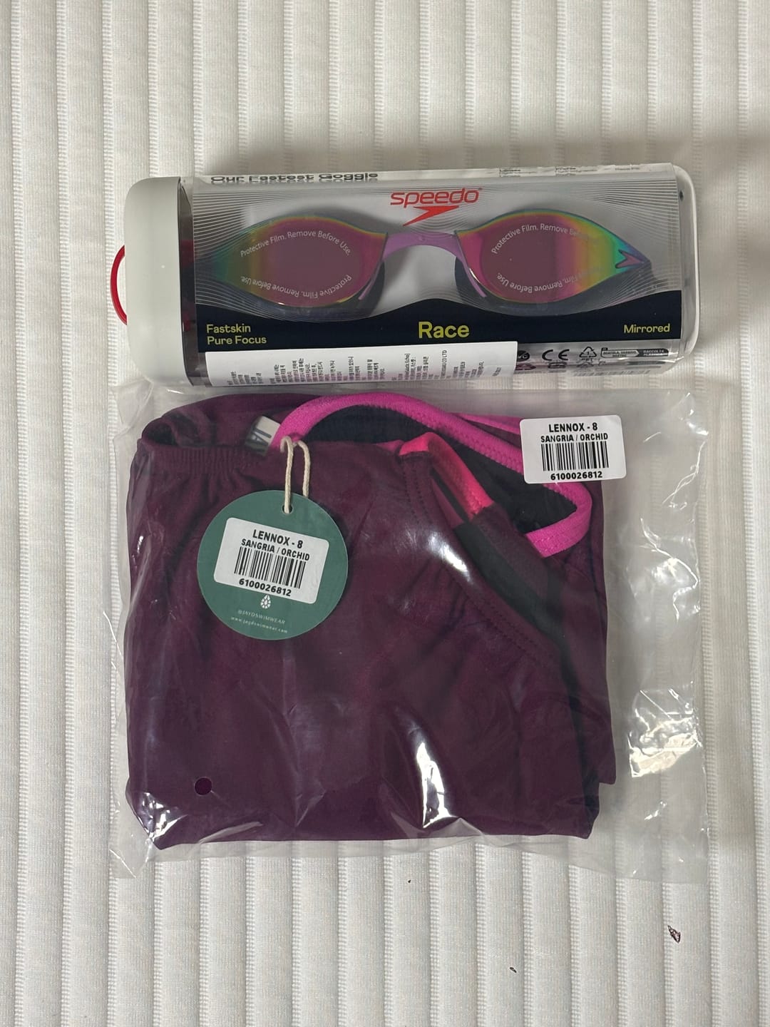 Customer photo review of LENNOX ONE PIECE - Sangria|Orchid