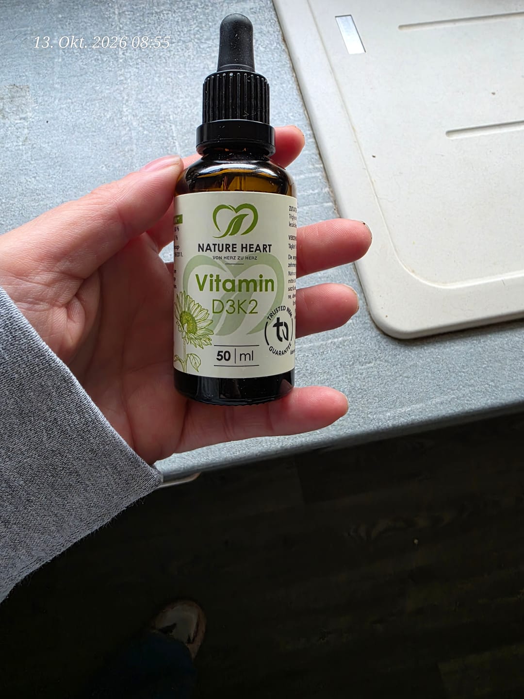 Customer photo review of Vitamin D3+K2 Tropfen