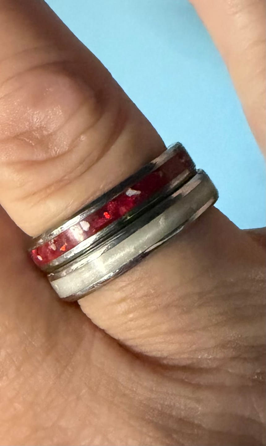 Customer photo review of Ladies Ocean Promise Channel Ring (TC)