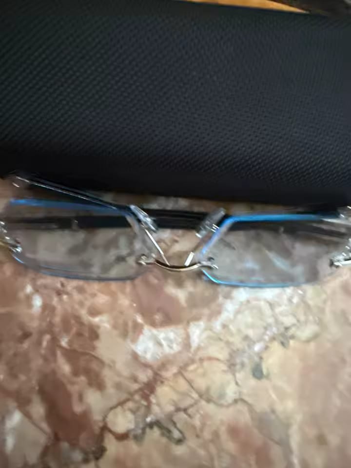 Customer photo review of Blue Light Blocking Glasses