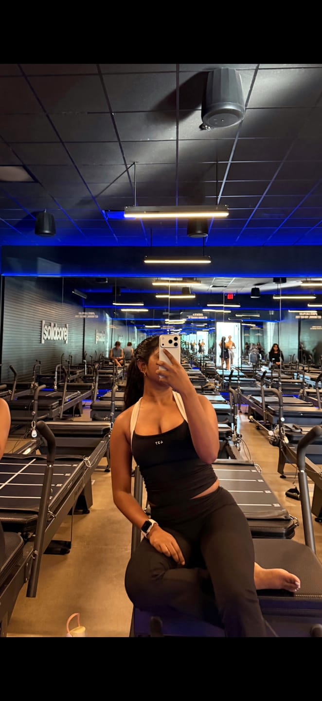 Customer photo review of The Sculpt Tank Black & Cream