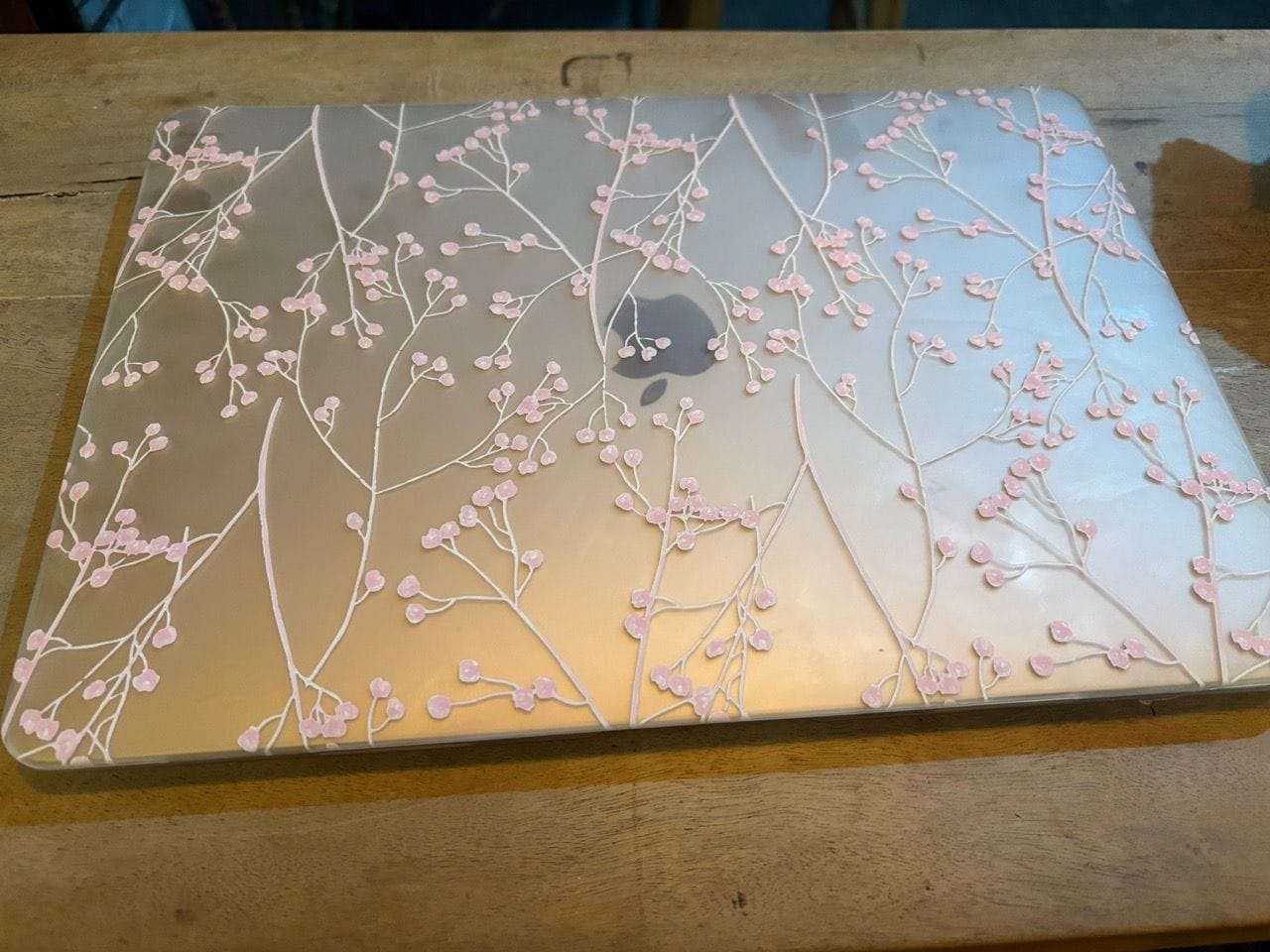 Customer photo review of Blush Blossom Protective Case for MacBook Air & Pro 11/13/15/16 inch