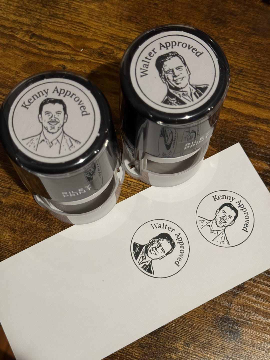 Customer photo review of Face Stamp ¦ Self-Inking Stamp ¦ US