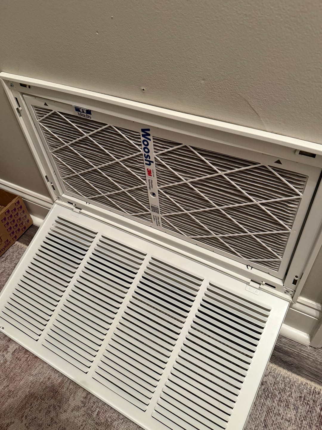 Customer photo review of Fold™ Filter Refill - MERV 13