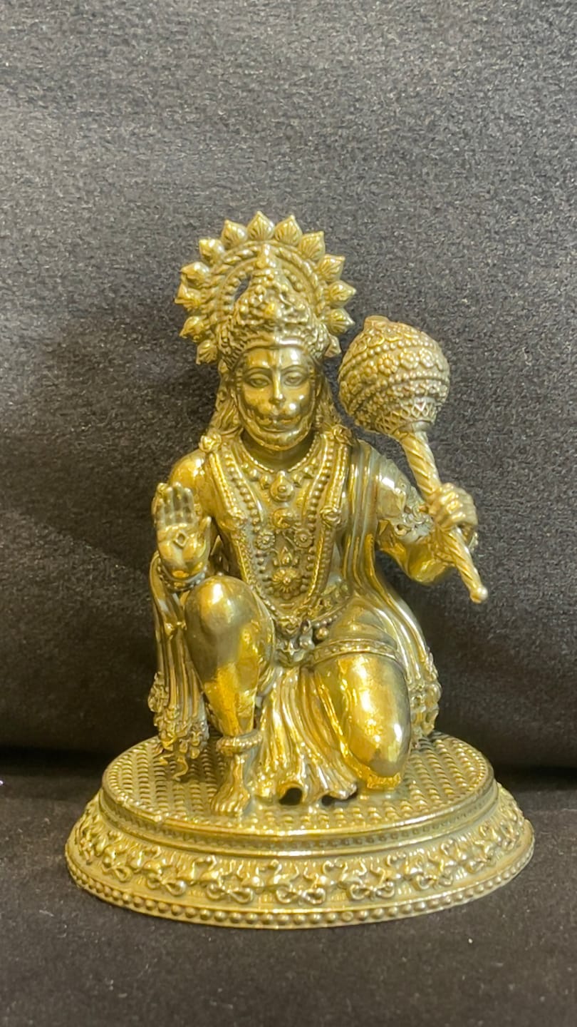 Customer photo review of Hanuman Ji Brass Idol | Vastu Remedy for Strength, Protection & Devotion | 3–4 Inch | 140–210 g