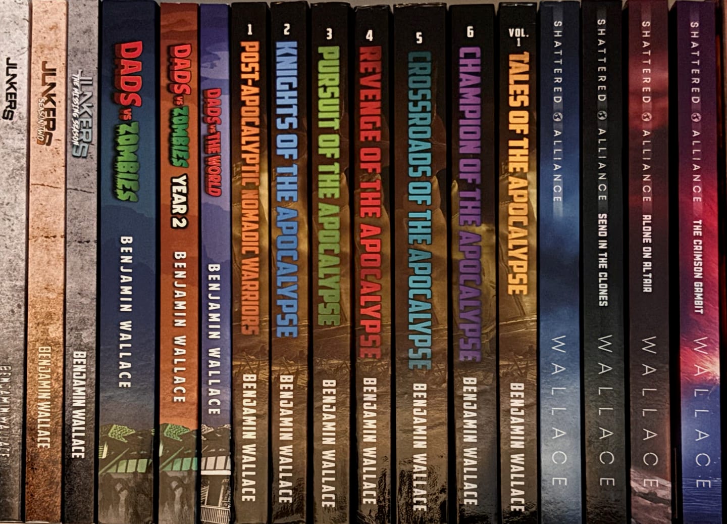 Customer photo review of The Complete Dads vs. Series (Signed Paperbacks)