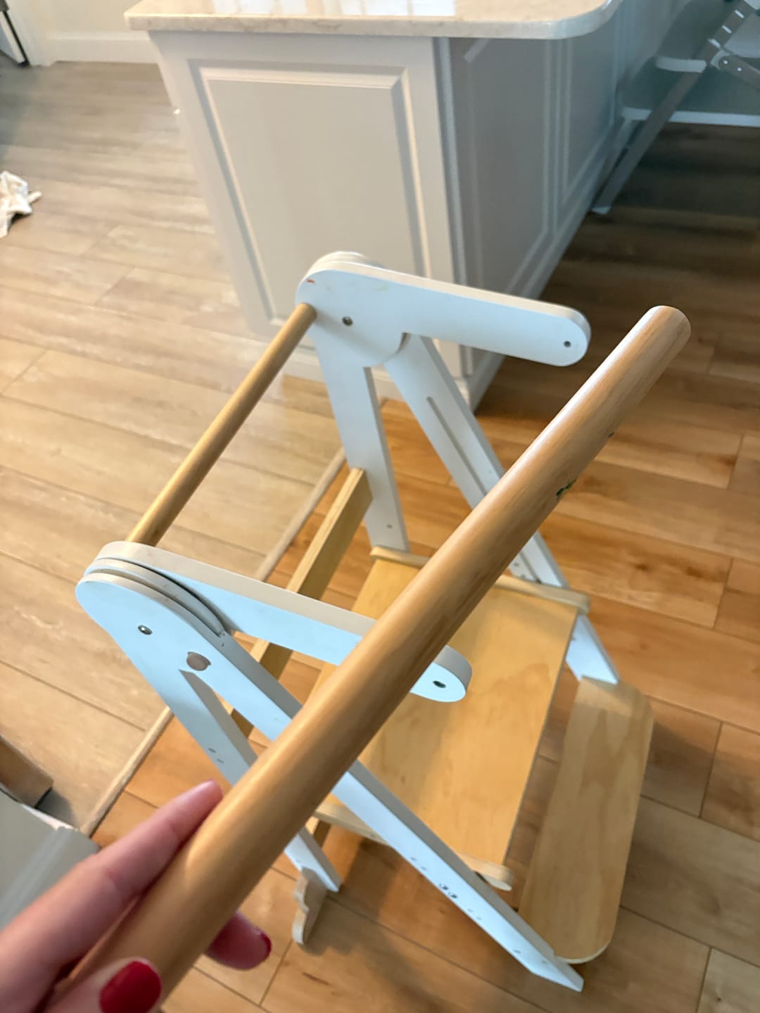 Customer photo review of Nordi Foldable Toddler Tower