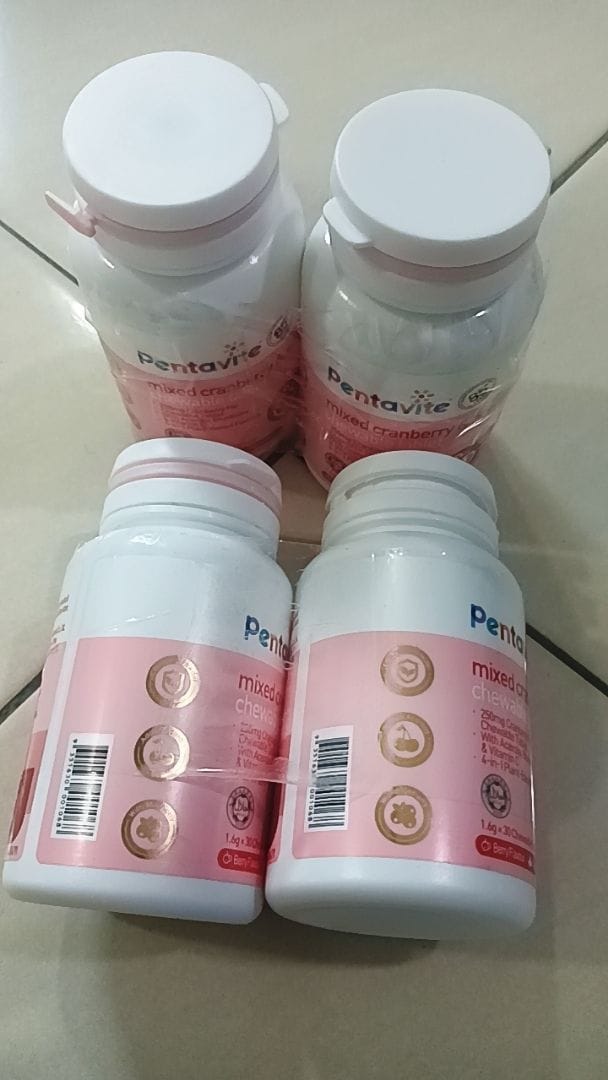 Customer photo review of Mixed Cranberry & Acerola Chewable Tablet