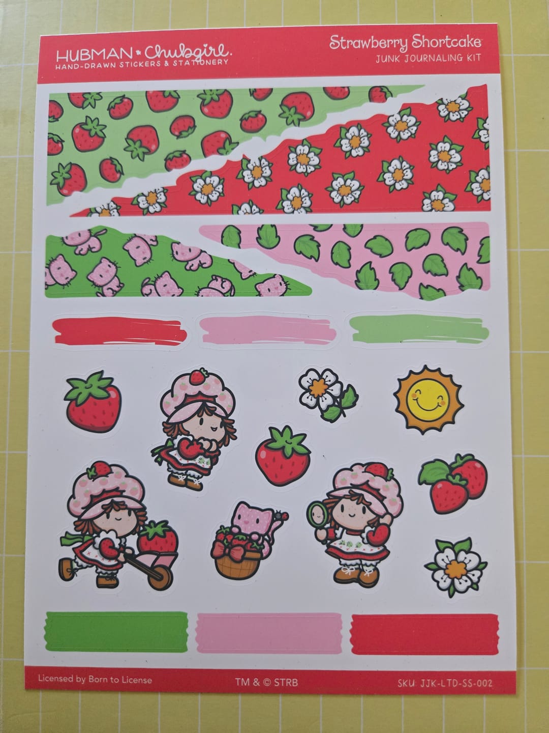 Customer photo review of Strawberry Shortcake Junk Journaling Kit