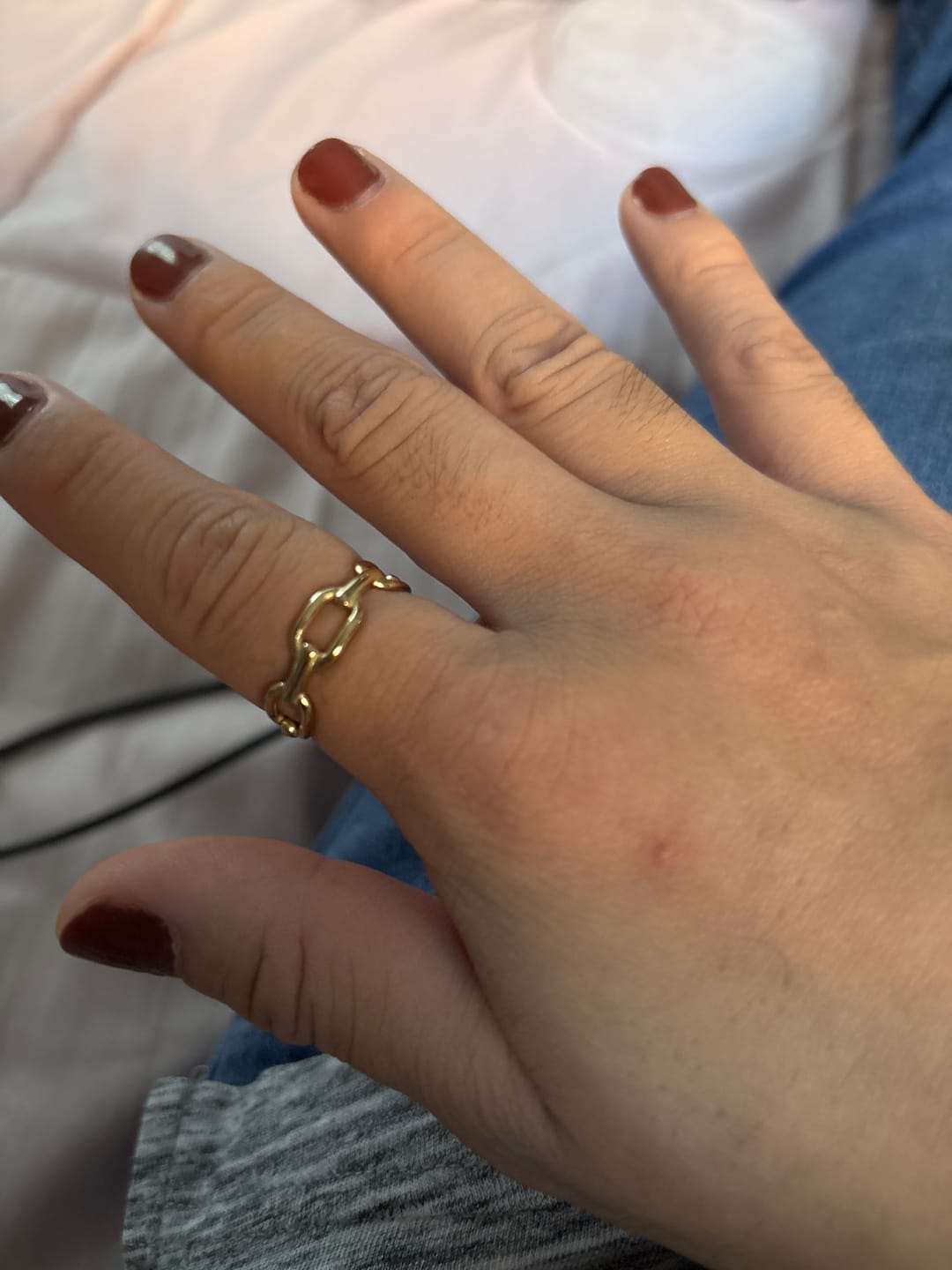 Customer photo review of Paper Clip Ring