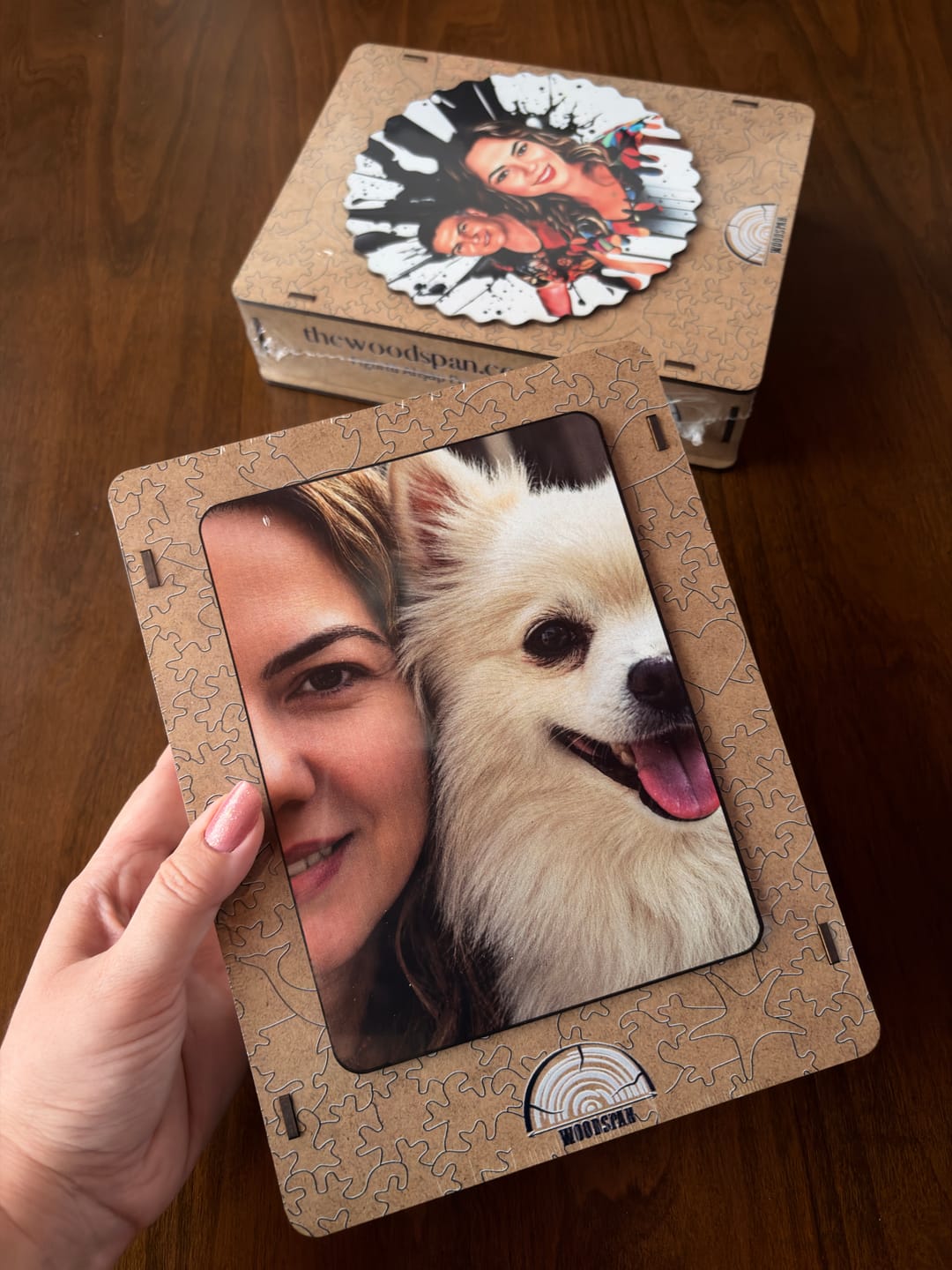 Customer photo review of Kişisel Tasarım - Ahşap Puzzle