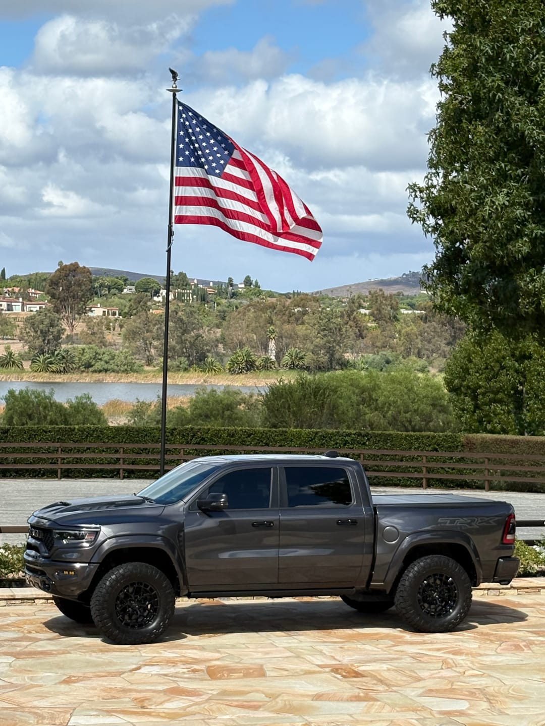 Customer photo review of 6' x 10' American Flag
