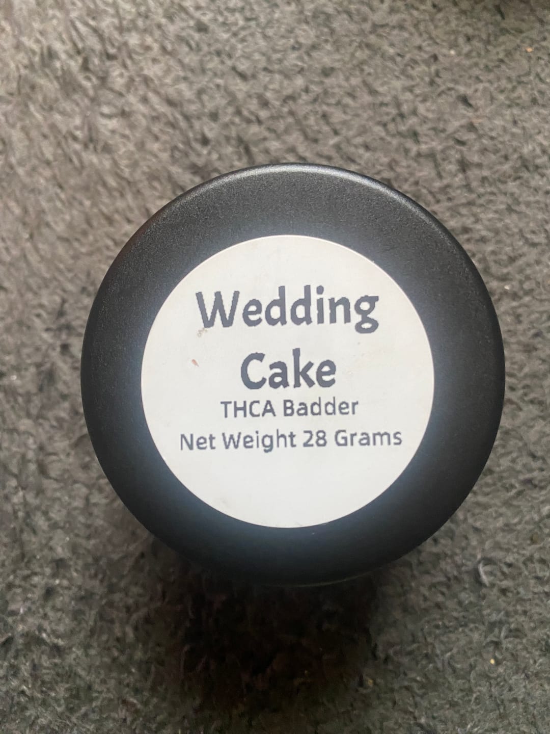 Customer photo review of Wedding Cake | THCA Badder