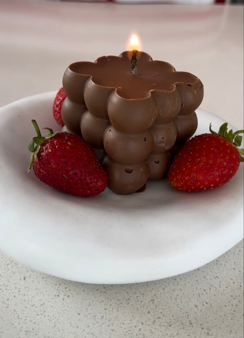 Customer photo review of El Arte de las Velas Comestibles