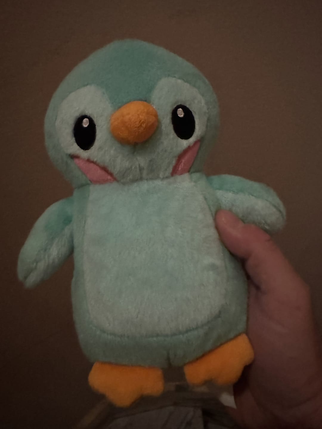 Customer photo review of Peluche Pinta en la oscuridad