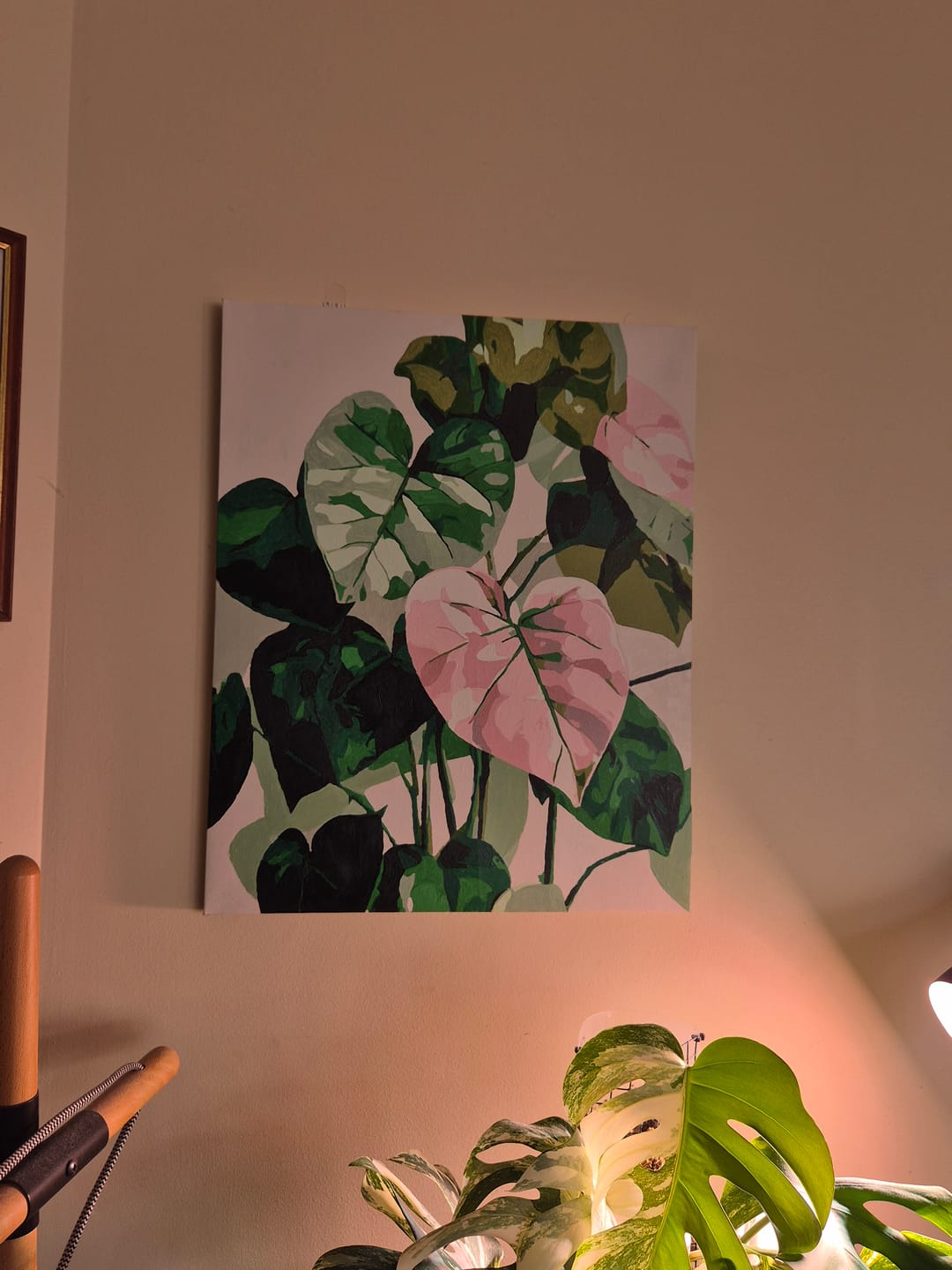 Customer photo review of Tropical Minimalism | Paint by Number