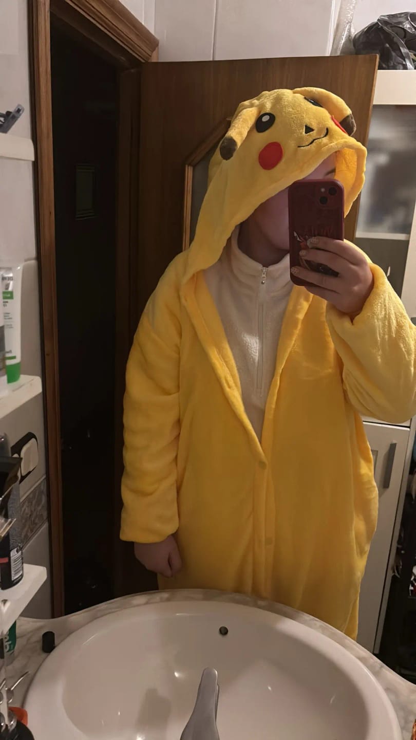 Customer photo review of Anime Onesie Pajamas For Couples
