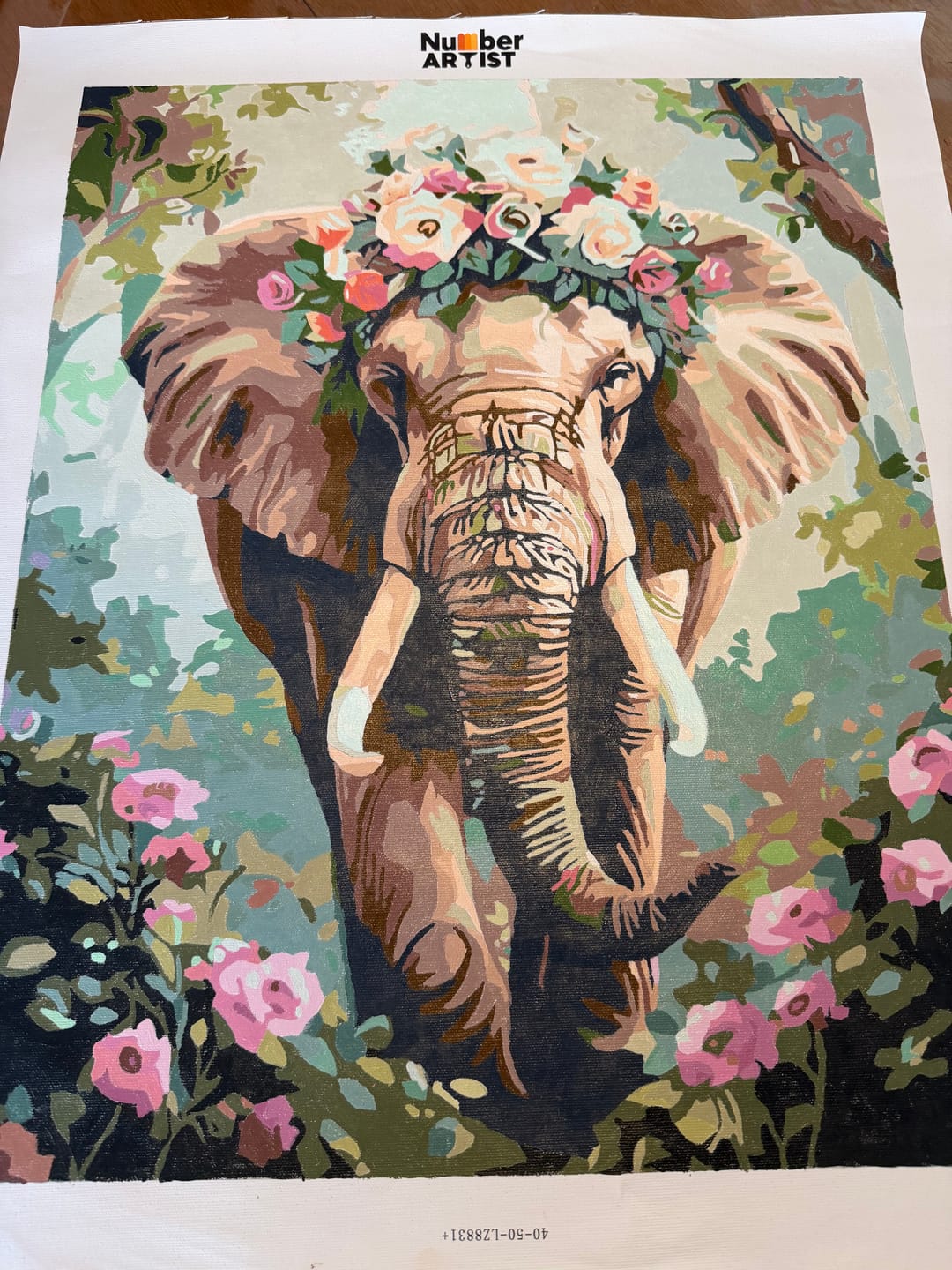 Customer photo review of Flower Crowned Elephant