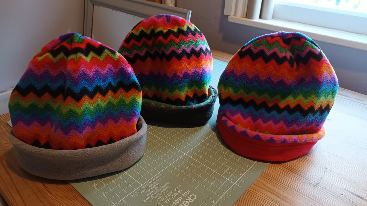 Customer photo review of Multicoloured Zig Zag Anti Pill Polar Fleece