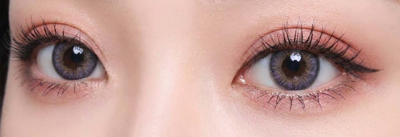 Customer photo review of Bunny 3Color Violet Colored Contacts (2Pcs) 6 Months