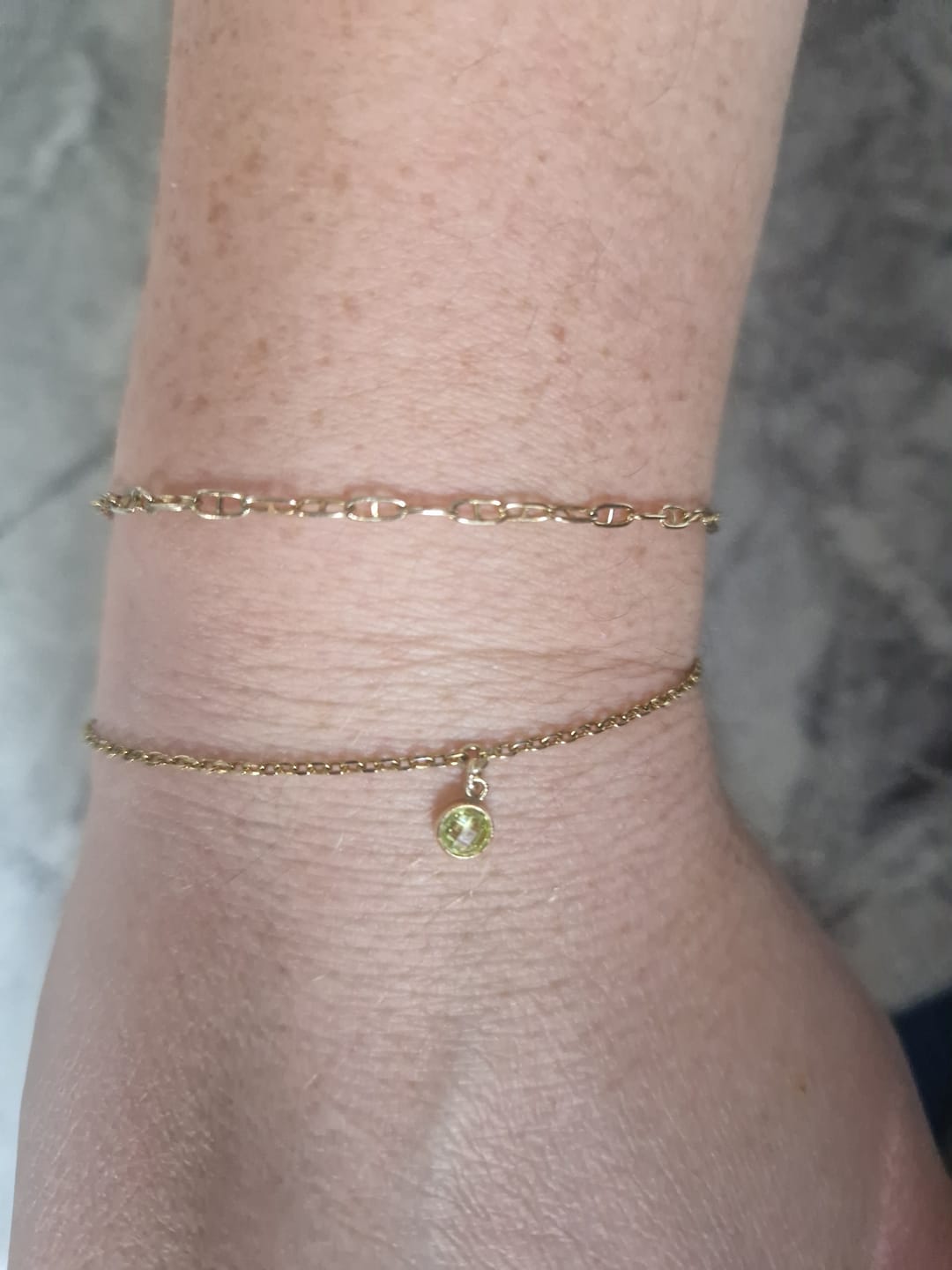 Customer photo review of Linked Permanent Jewellery Experience (deposit only)