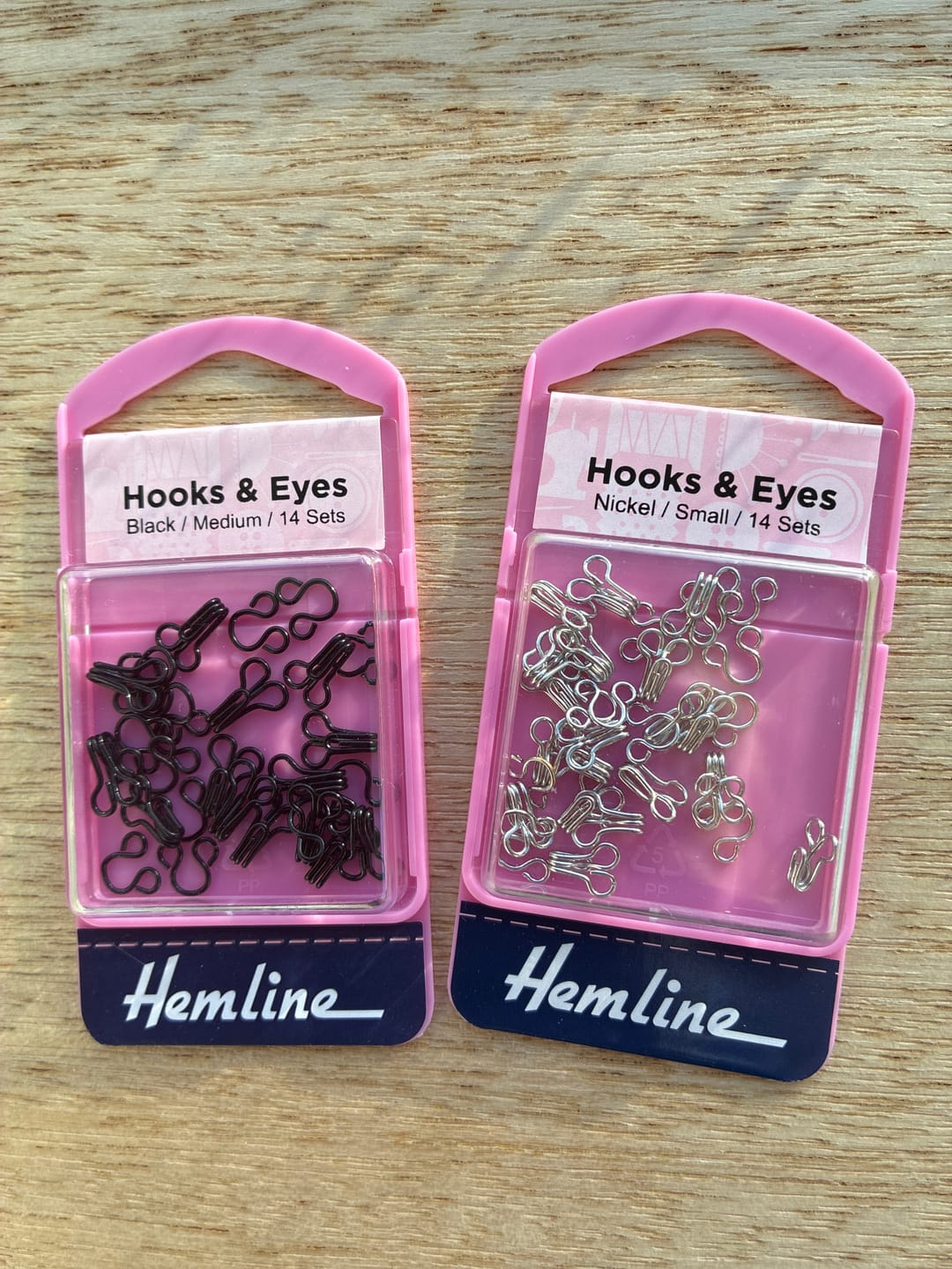 Customer photo review of Hemline Hooks and Eyes